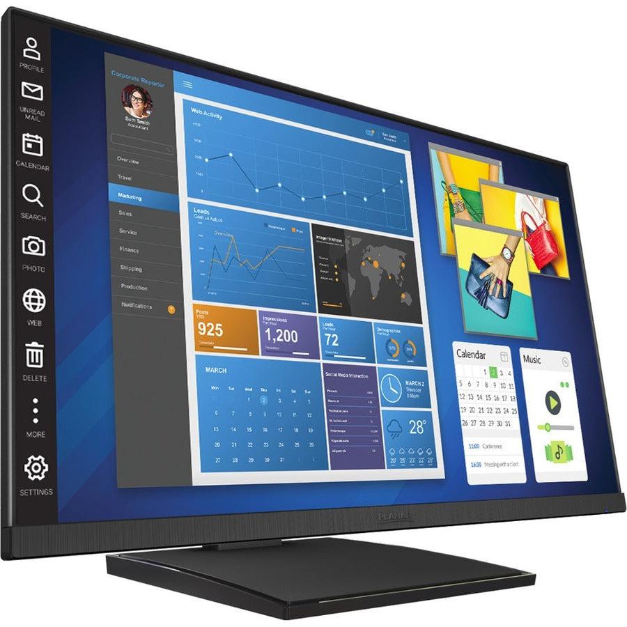 Planar Systems Pct2435 Touch Screen Monitor 60.5 Cm (23.8") 1920 X 1080 Pixels Multi-Touch Multi-User Black