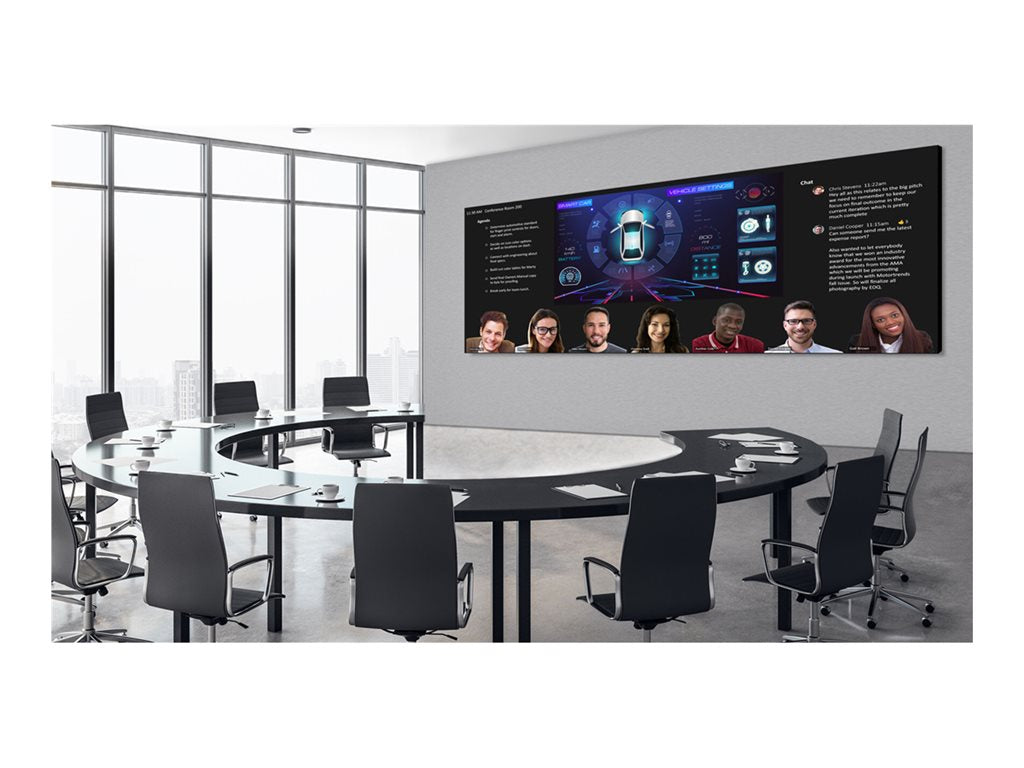 Planar UC Complete - LED video wall - Direct View LED - conference - 3072 x 1296 207 - HDR - TAA Compliant" 998-3244-00
