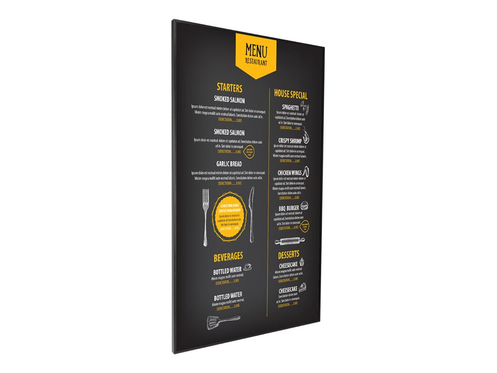 Planar URP85-ERO-T - 85 Diagonal Class UltraRes P Series LED-backlit LCD display - interactive digital signage - with touchscreen 998-2656-02