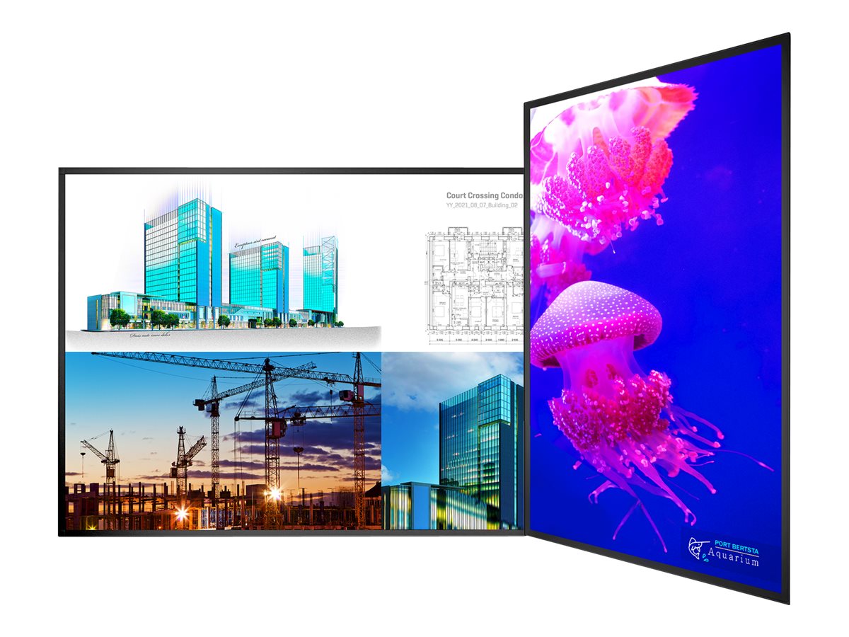 Planar URX75-ERO-T - 75 Diagonal Class UltraRes X Series LED-backlit LCD display - interactive digital signage - with