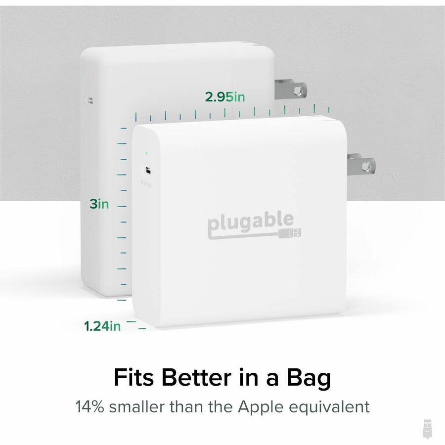 Plugable 140W USB C Charger, GaN Wall Charger for Laptop, PD 3.1 Power Adapter -