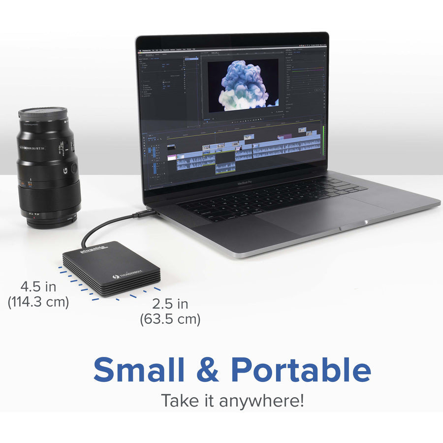 Plugable 2TB Thunderbolt 3 External SSD NVMe Drive TBT3-NVME2TB