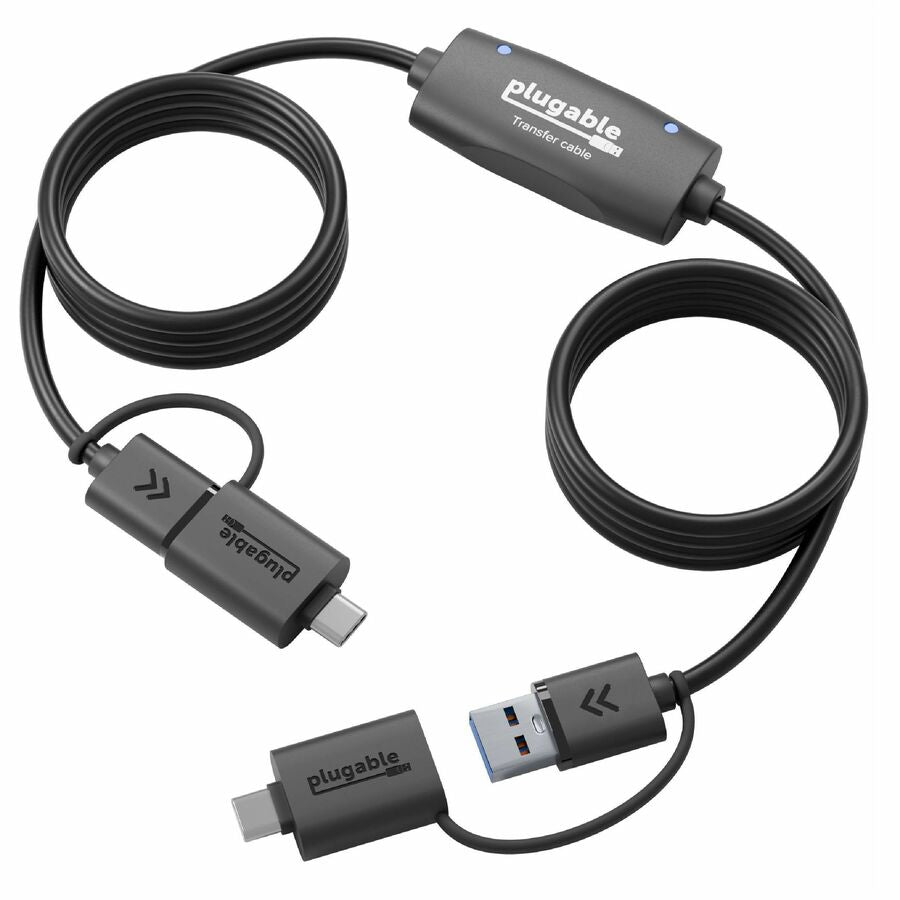 Plugable USB Data Transfer Cable PC to PC, Compatible with Windows USB C and USB 3.0 USBC-TRAN
