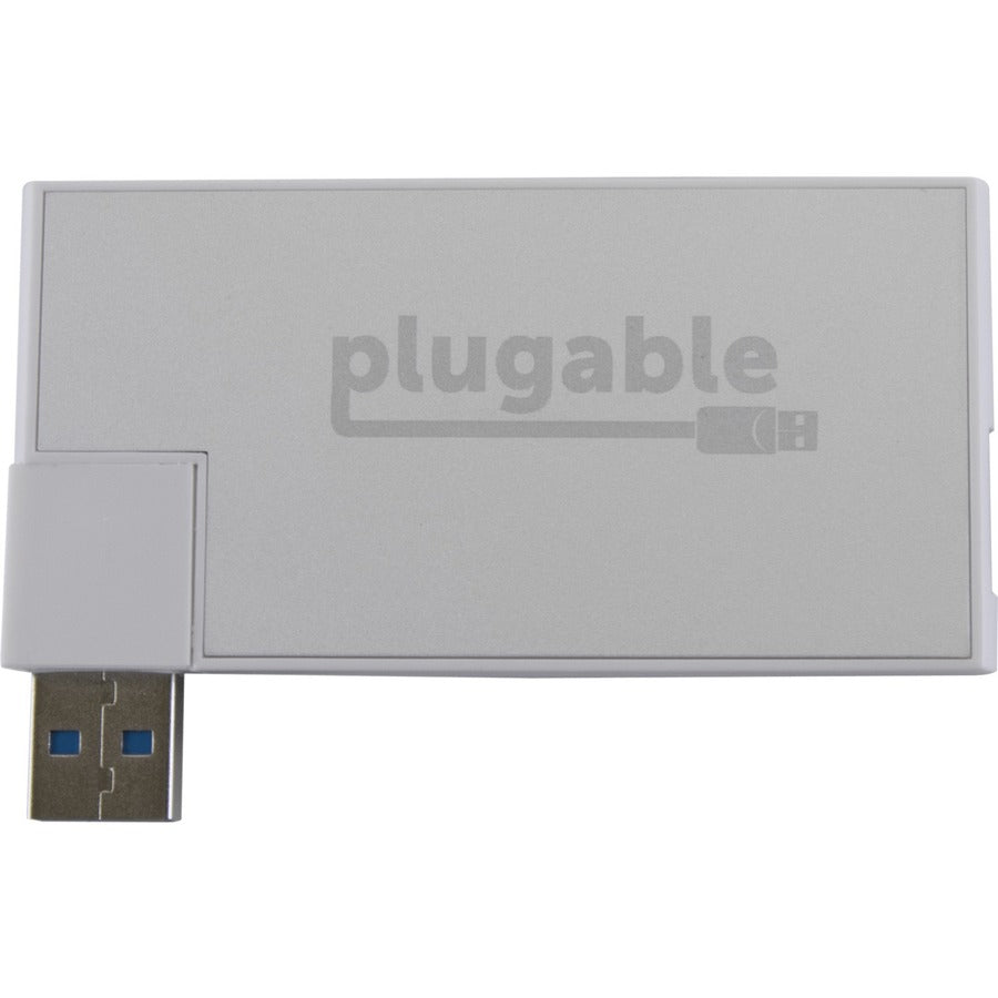 Plugable USB Hub, Rotating 4 Port USB 3.0 Hub, Powered USB Hub USB3-HUB4R