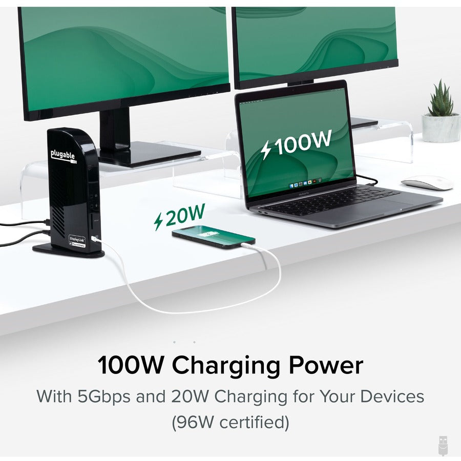 Plugable Ud-Ultcdl Usb-C Triple,Display Dock W/ Pd