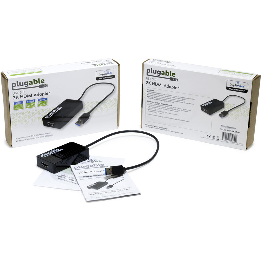 Plugable Uga-2Khdmi Usb 3.0 To,Hdmi Video Adapter