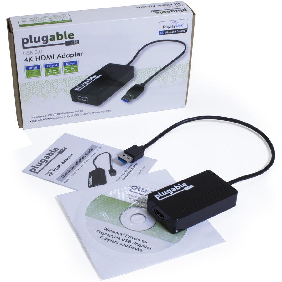 Plugable Usb 3.0 To Displayport 4K Uhd (Ultra-High-Definition) Uga-4Khdmi