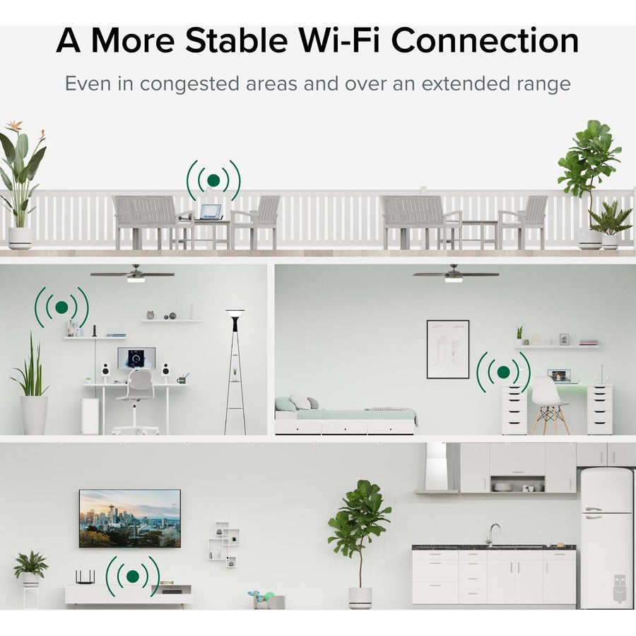 Plugable WiFi 6 USB WiFi Adapter for Desktop PC and Laptops, AX1800 USB 3.0 and USB C -