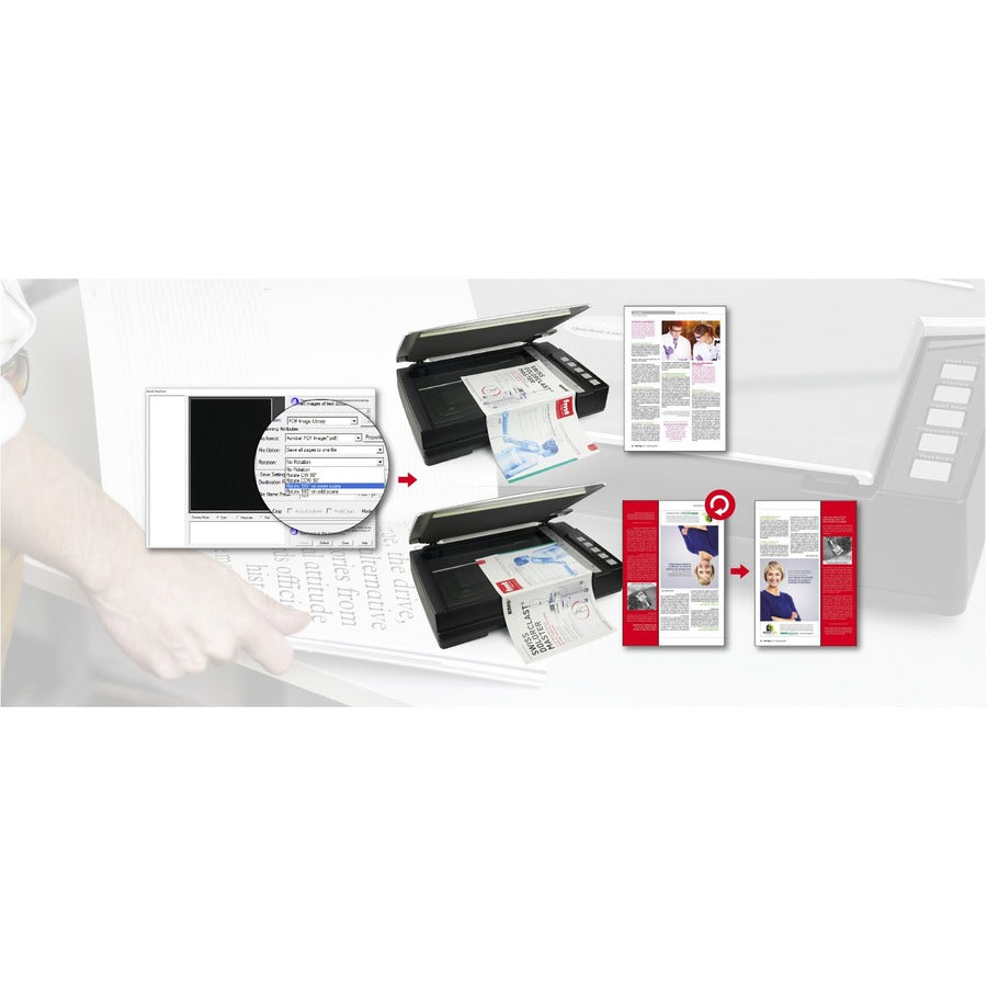 Plustek Opticbook A300Plus Flatbed/Adf Scanner