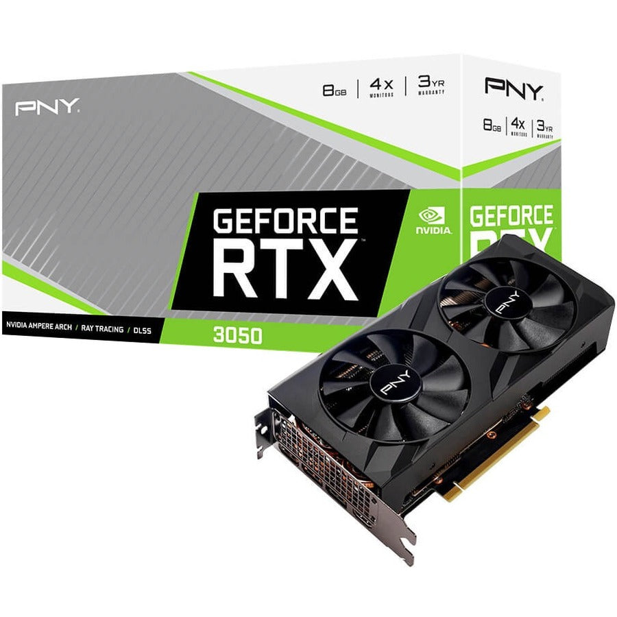 PNY NVIDIA GeForce RTX 3050 Graphic Card - 8 GB GDDR6 VCG30508DFBPB1
