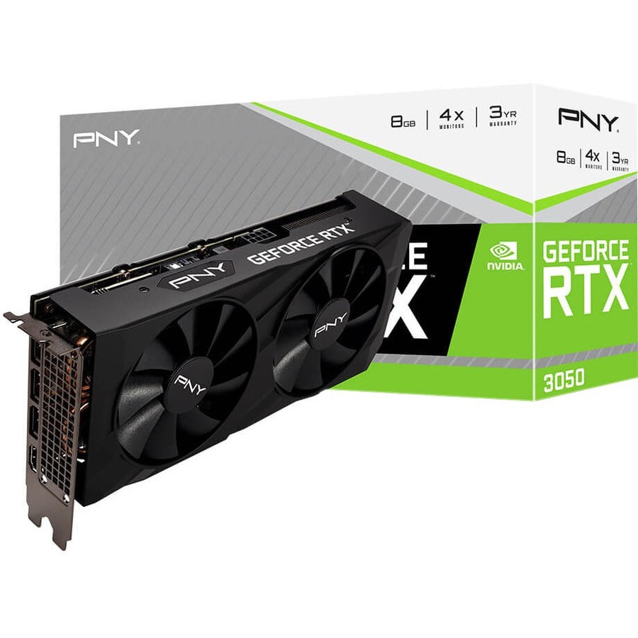 PNY NVIDIA GeForce RTX 3050 Graphic Card - 8 GB GDDR6 VCG30508DFBPB1