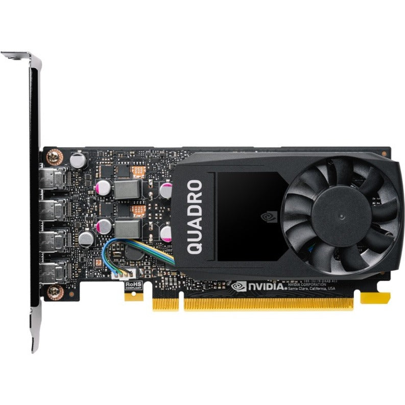 Pny Nvidia Quadro P1000 Graphic Card - 4 Gb Gddr5 - Low-Profile