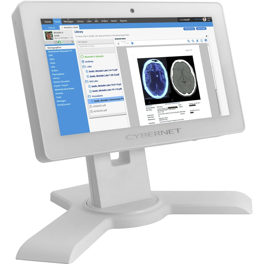 PoE Medical Computer with IP65 Rating - CyberMed M Series | TeciSoft CYBERMED-M12