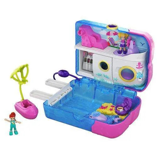 Polly Pocket Narwhal Compact with Interactive Figures for Kids 4+