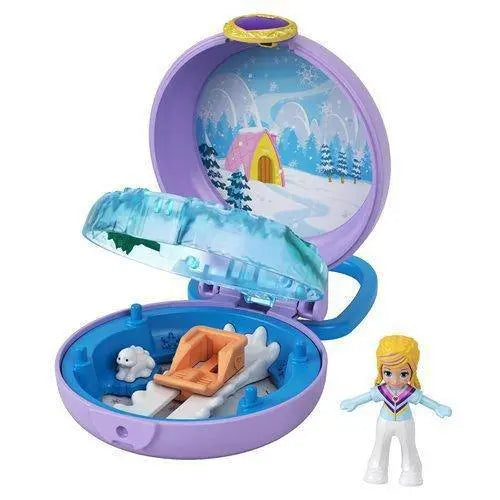 Polly Pocket Narwhal Compact with Interactive Figures for Kids 4+