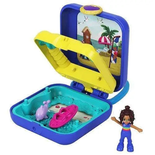 Polly Pocket Narwhal Compact with Interactive Figures for Kids 4+