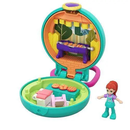 Polly Pocket Narwhal Compact with Interactive Figures for Kids 4+