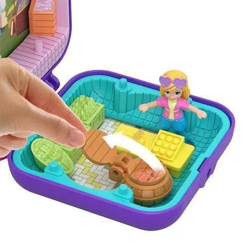 Polly Pocket Narwhal Compact with Interactive Figures for Kids 4+