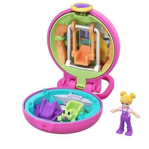 Polly Pocket Narwhal Compact with Interactive Figures for Kids 4+
