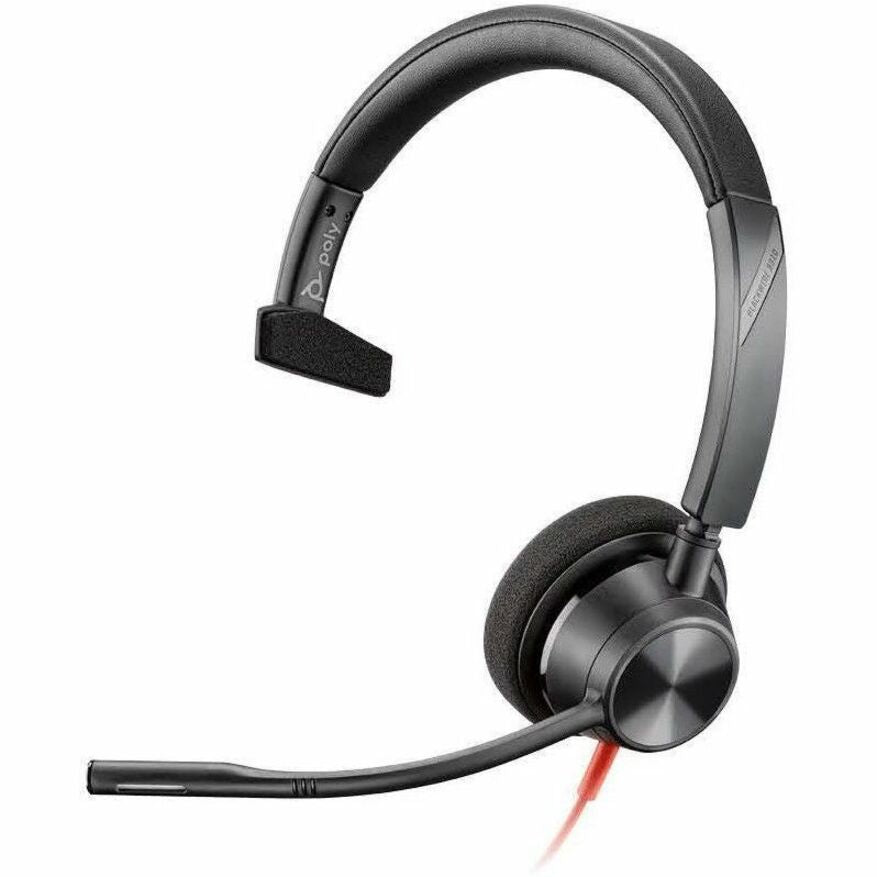 Poly Blackwire 3310-M Microsoft Teams Certified USB-C Headset - Mono - USB Type C,