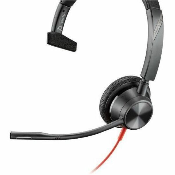 Poly Blackwire 3310 Microsoft Teams Certified USB-A Headset - Mono - USB Type A,