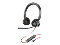 Poly Blackwire 3320 USB-C Headset TAA - Mono - USB Type C - Wired - 32 Ohm - 20 Hz - 20 kH