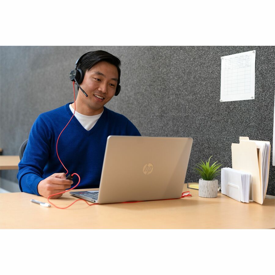 Poly Blackwire 8225 Microsoft Teams Certified USB-C Headset - Stereo - USB Type C - Wired