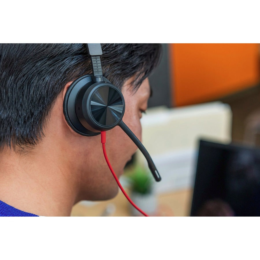 Poly Blackwire 8225 USB-A Headset - Stereo - Mini-phone (3.5mm), USB Type A - Wired - 32