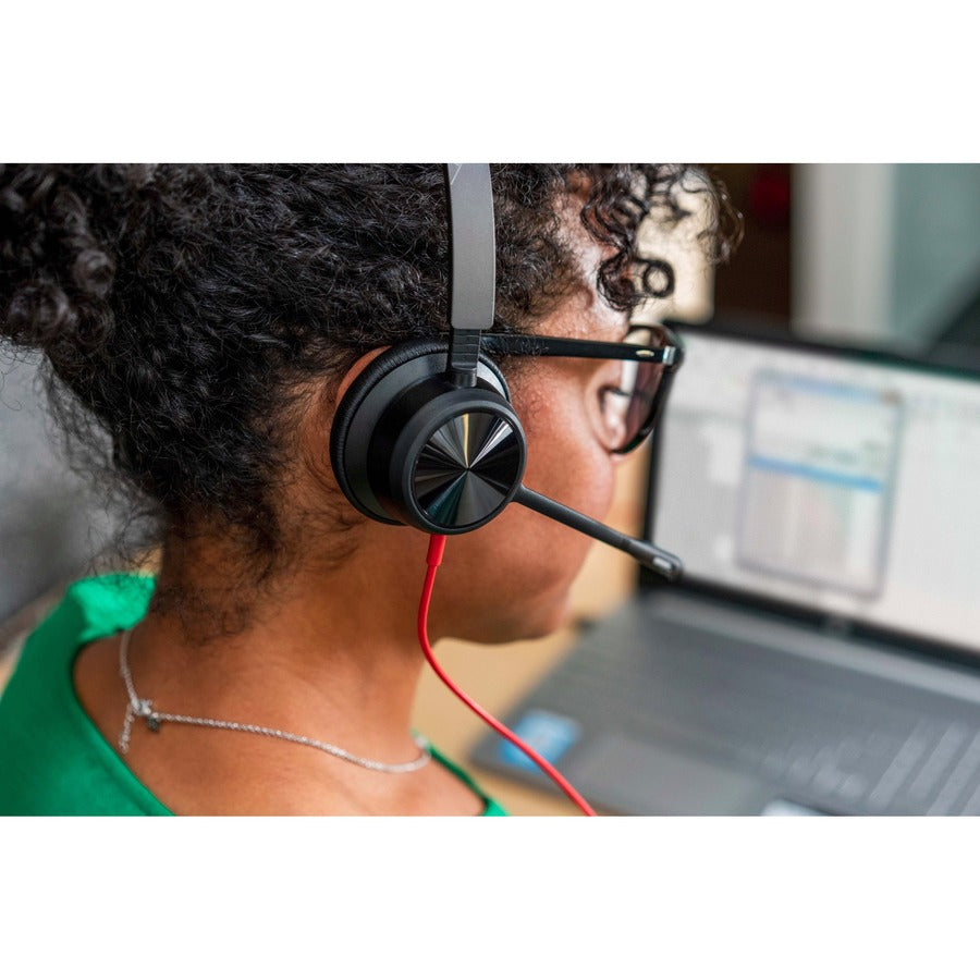 Poly Blackwire 8225 USB-A Headset - Stereo - Mini-phone (3.5mm), USB Type A - Wired - 32