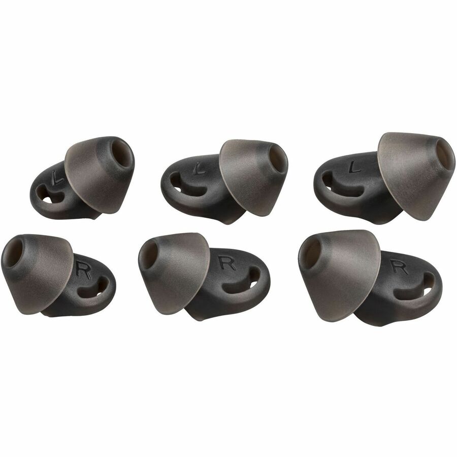 Poly Eartip - 2 / Pack - Black - Large
