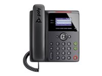 Poly Edge B20 IP Phone - Corded - Corded - Desktop, Wall Mountable - Black - VoIP - 2 x