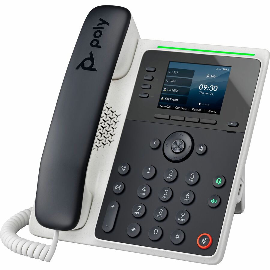 Poly Edge E220 IP Phone - Corded - Corded/Cordless - Bluetooth - Desktop, Wall Mountable