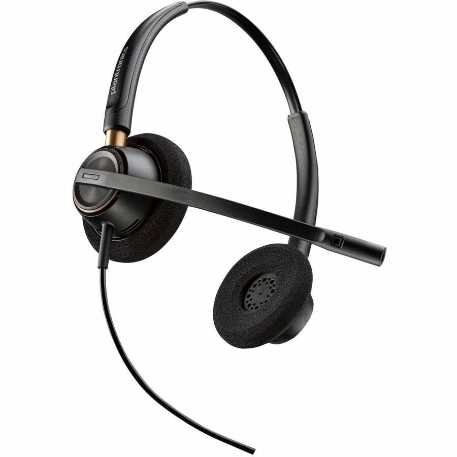 Poly EncorePro 520 with Quick Disconnect Binaural Headset TAA - Stereo - Mini-phone