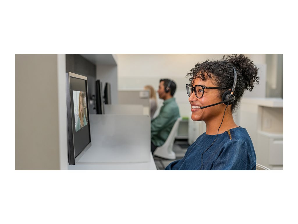 Poly EncorePro 545 - EncorePro 500 series - headset - on-ear - convert
