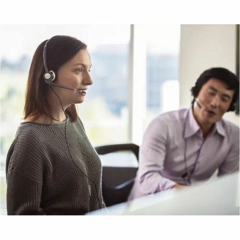 Poly EncorePro 725 USB-A Stereo Headset TAA - Stereo - USB Type A - Wired - On-ear - Binau