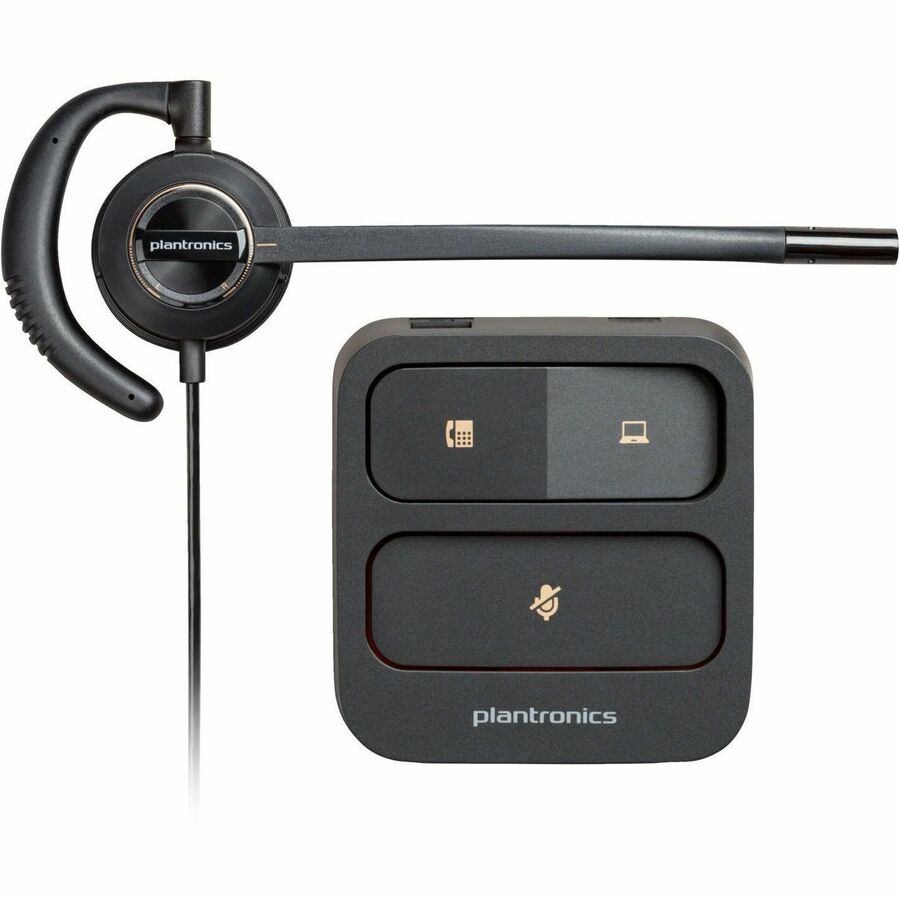 Poly EncorePro HW530D Headset - Mono - Quick Disconnect, USB - Wired - Over-the-ear -
