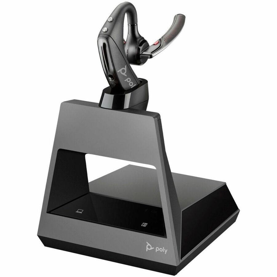 Poly Noise Cancelling Bluetooth Earpiece - Alexa - Mono - Wireless - Bluetooth - 98.4 ft