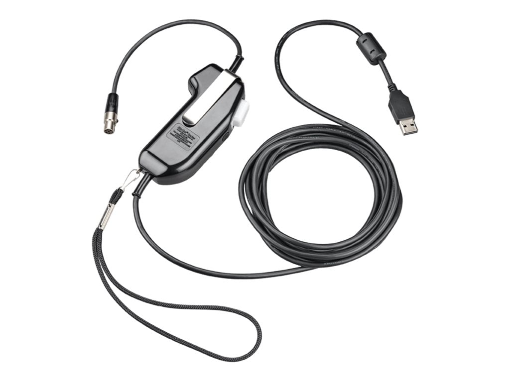 Poly - PTT (push-to-talk) headset adapter for headset - monaural, no serial - TAA Compliant 8K712AA#AC3
