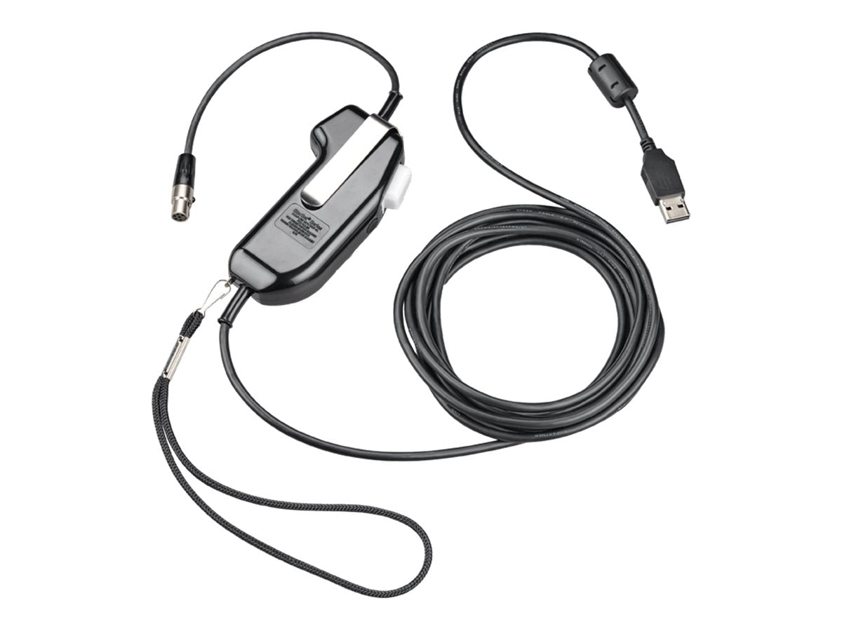 Poly - PTT (push-to-talk) headset adapter for headset - monaural, no serial - TAA Compliant 8K712AA#AC3