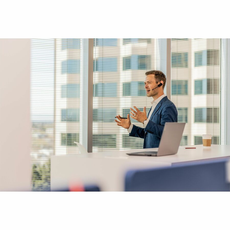 Poly Savi 8200 Office 8240 Headset - Mono - Wireless - Bluetooth/DECT - 449.5 ft - 32 Ohm