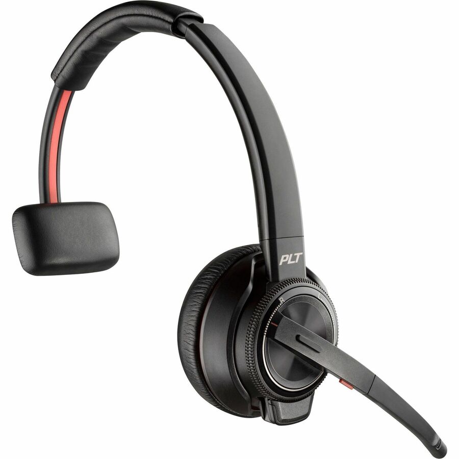 Poly Savi 8210-M Headset - Mono - Wireless - DECT - 590.6 ft - Over-the-head - Monaural -