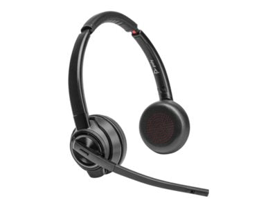 Poly Savi 8420-M Office - Savi 8400 series - headset - on-ear - DECT / Bluetooth - wireless - active noise canceling -