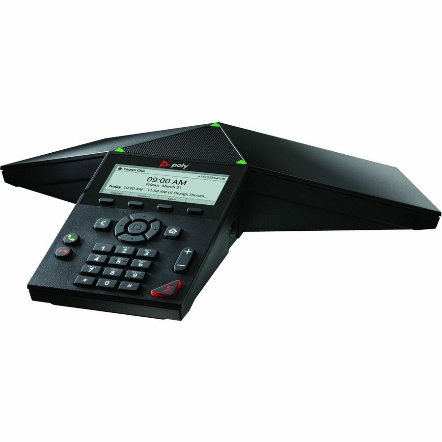 Poly Trio 8300 IP Conference Station - Corded/Cordless - Wi-Fi, Bluetooth - Black - TAA 849A2AA#ABA