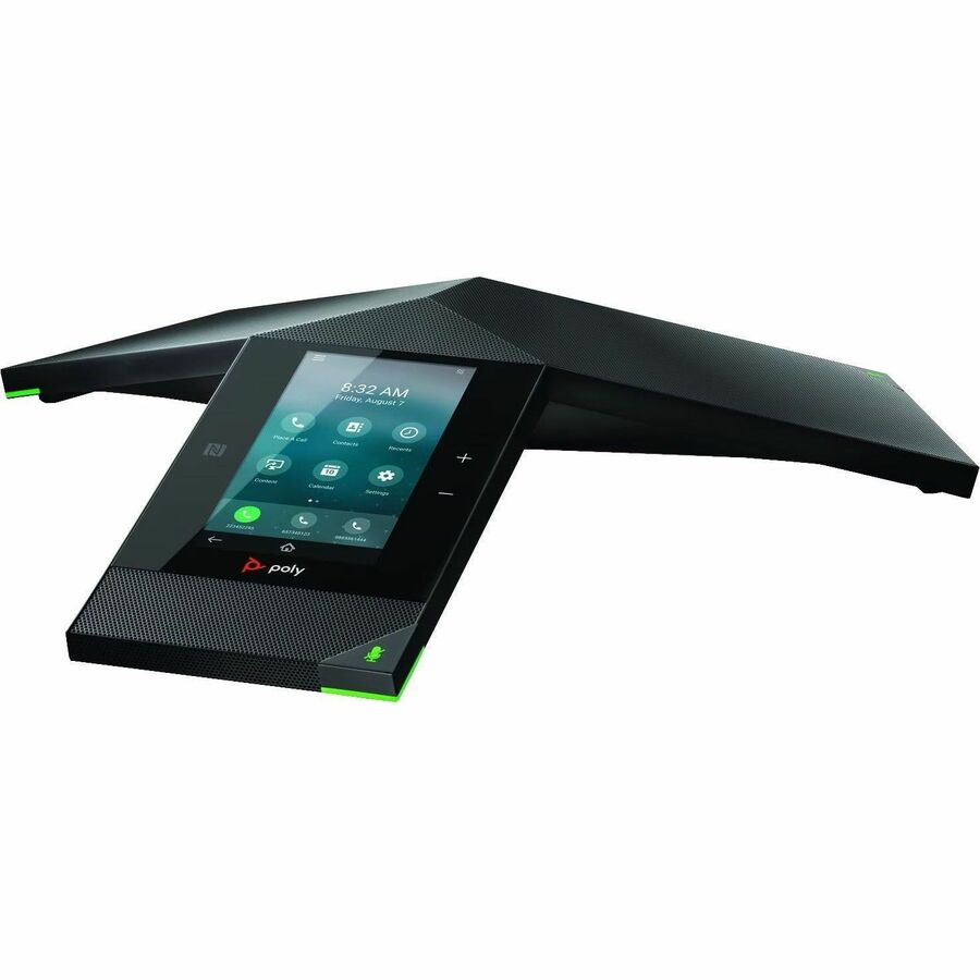 Poly Trio IP Conference Station - Corded/Cordless - Bluetooth, Wi-Fi, NFC - Black - VoIP