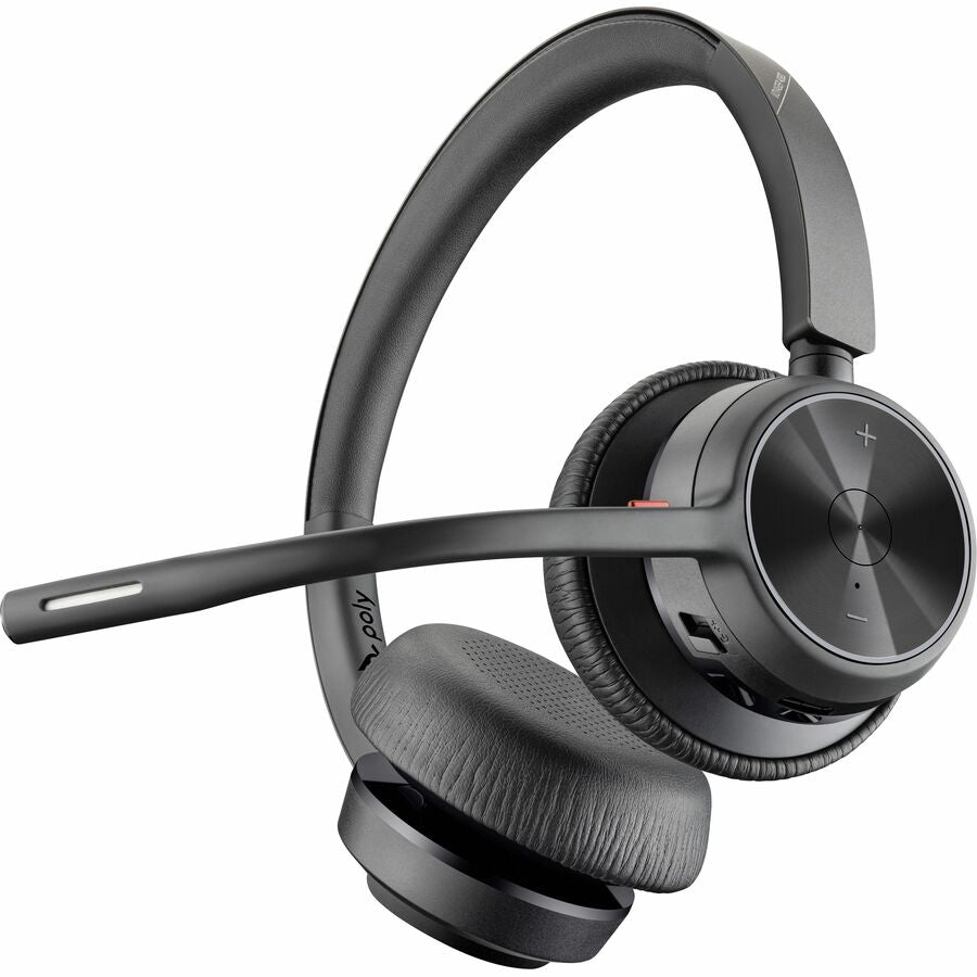Poly VOYAGER 4300 UC 4320 Headset - Stereo - USB Type A - Wired/Wireless - Bluetooth - 164