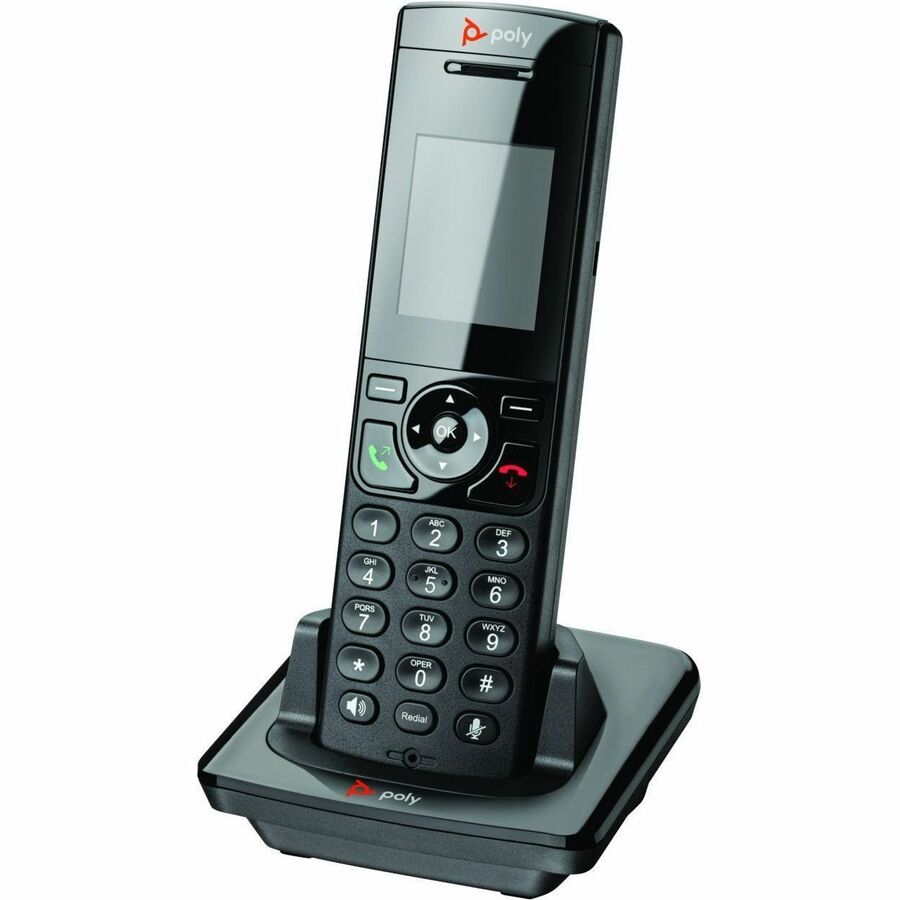 Poly VVX D230 Handset - Cordless - DECT - 8 x Total Number of Phone Lines - 2" Screen