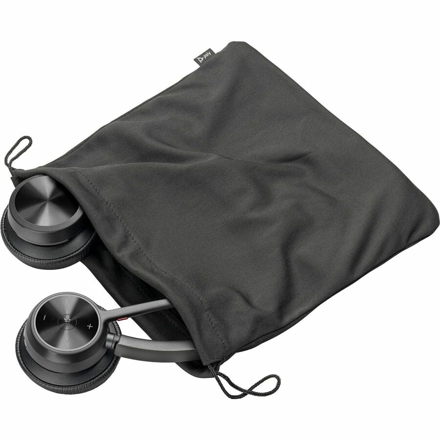 Poly Voyager 4300 UC 4320-M Headset - Google Assistant, Siri - Stereo - Wired/Wireless -