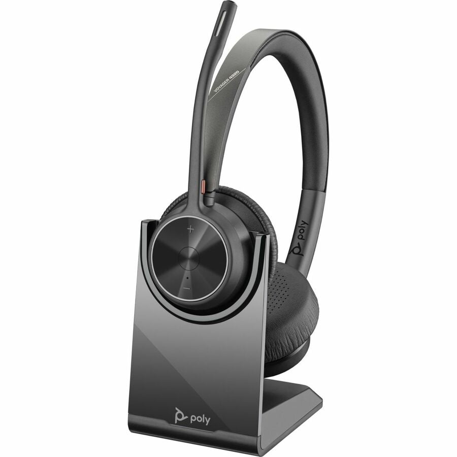 Poly Voyager 4320 USB-C with charge stand Headset - Siri, Google Assistant - Stereo - USB
