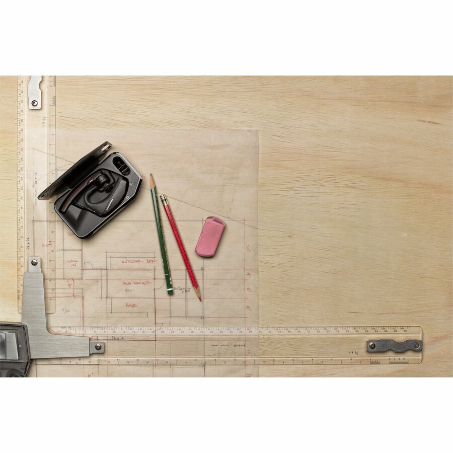 Poly Voyager 5200-M Office Headset + USB-C to Micro USB Cable TAA - Google Assistant,