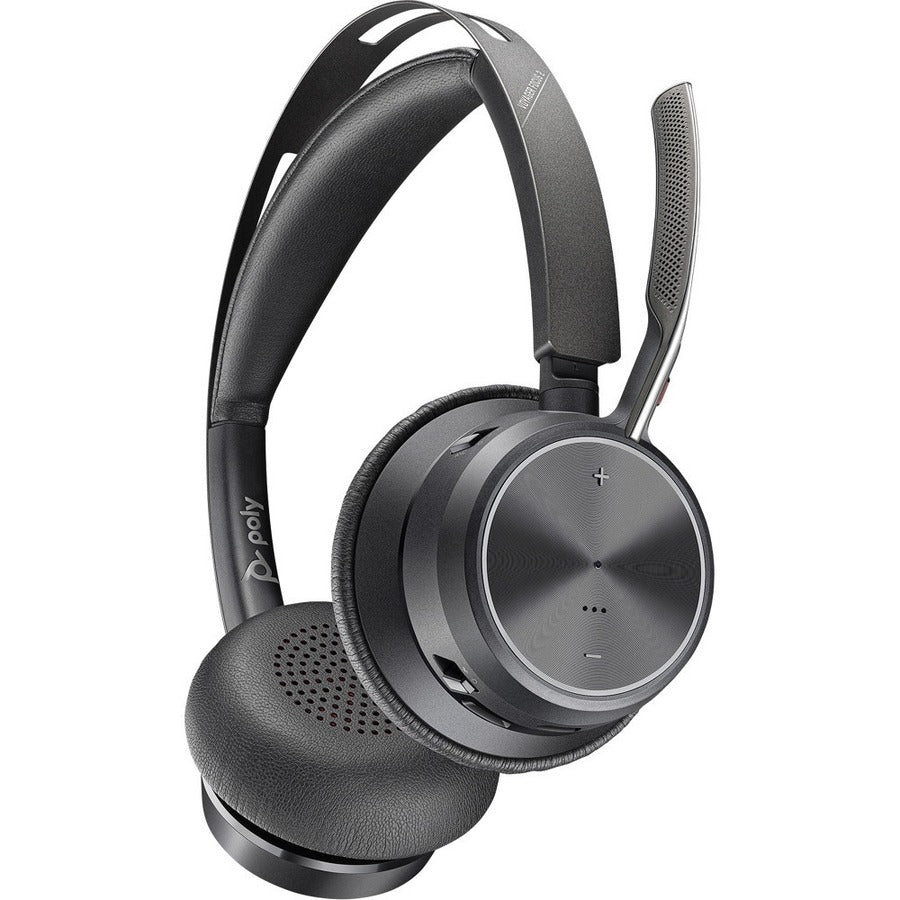 Poly Voyager Focus 2 Headset - Stereo - USB Type A, Micro USB - Wired/Wireless -